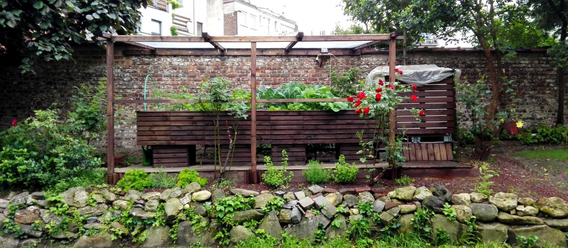 Système aquaponique extérieur taille famille